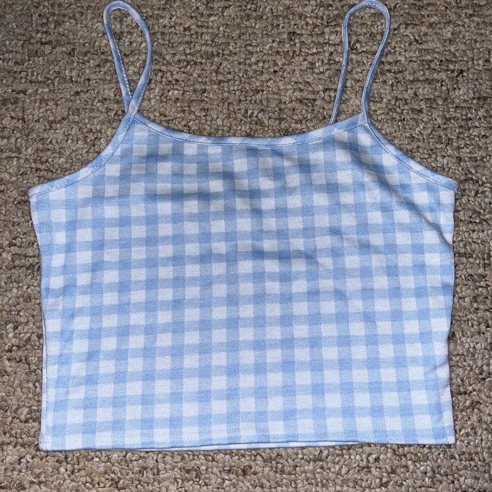 brit and bri cropped tank top
